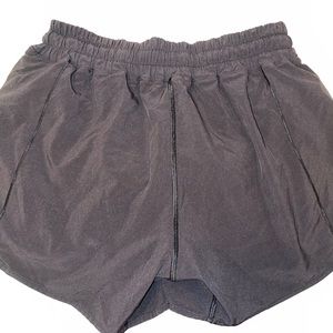 Black lulu running shorts